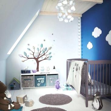 deco-chambre-bebe-chambre-pour-bacbac-garaon-tendance-bleue-idee-deco-chambre-bebe-ikea